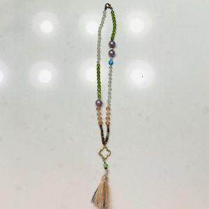 Kids Colorful Necklace With Tassel